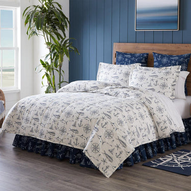 Captain Quarters Queen Bed skirt - Park Designs - The Fox Decor